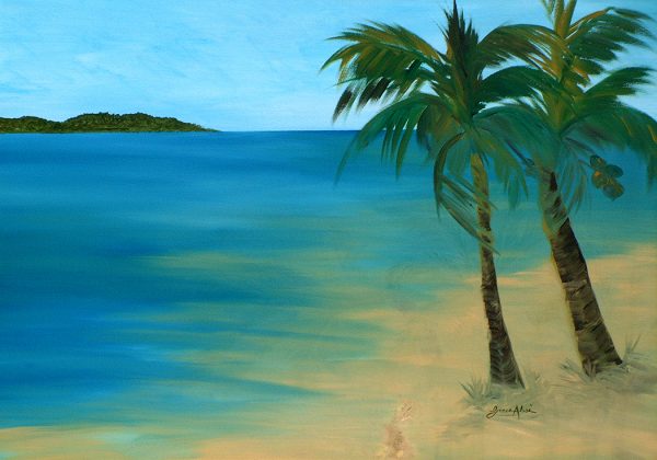 Oil painting Key West by Grace Absi